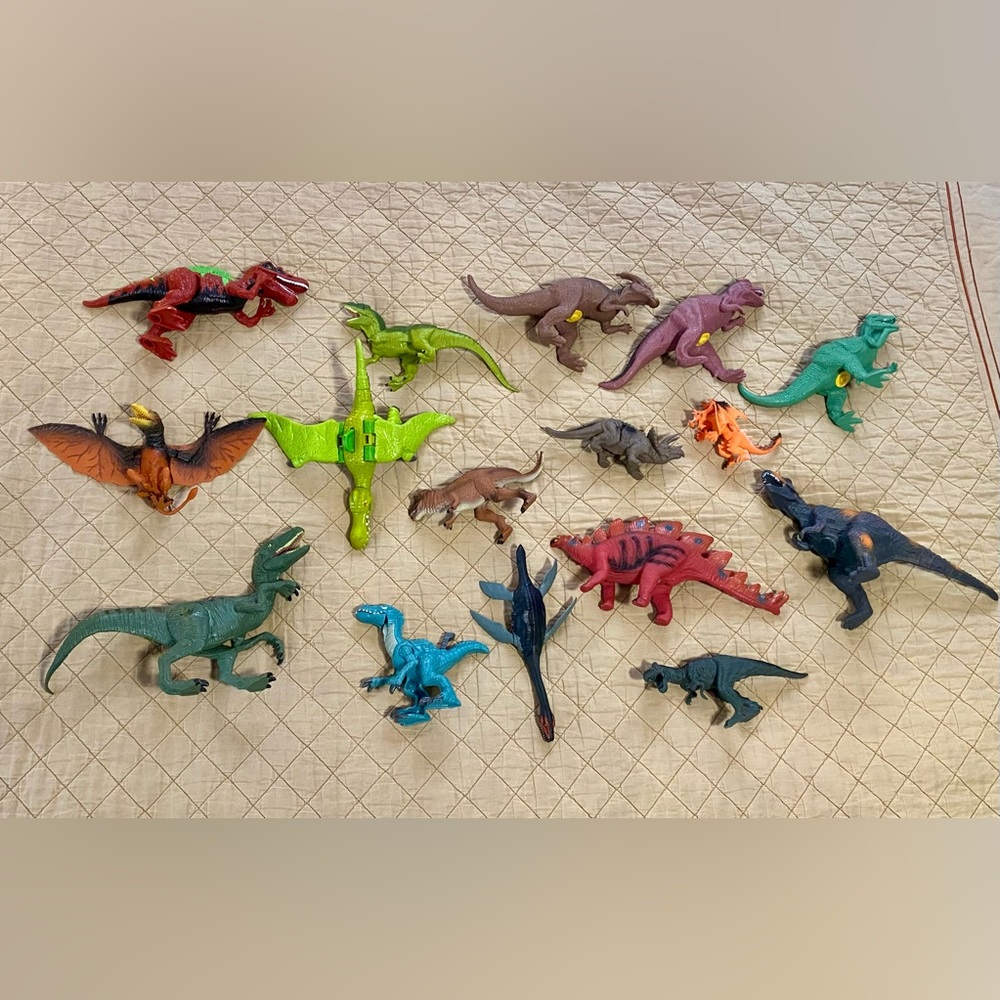 Colorful Dinosaur Toy Set